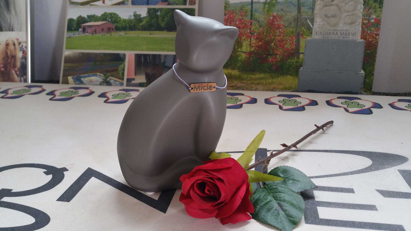 urna in ceramica